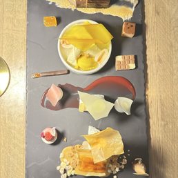 small dessert platter at boulevard small dessert platter at boulevard