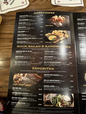 Menu photo 1 Saltgrass Steak House Branson, MO