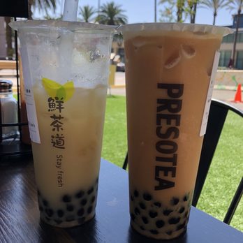 Presotea - Jasmine Milk Tea Pearl Milk Tea - Bubble Tea Near Me - Anaheim, California
