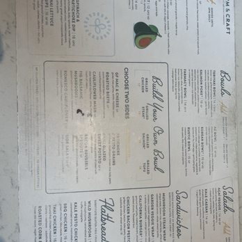 Farm and Craft Scottsdale - Menu - New American Near Me - Scottsdale, Arizona