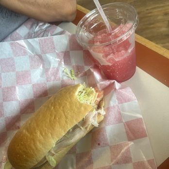 Junior’s Delicatessen - Cabo and strawberry dragonfruit drink - Sandwiches Near Me - Batesville, Indiana