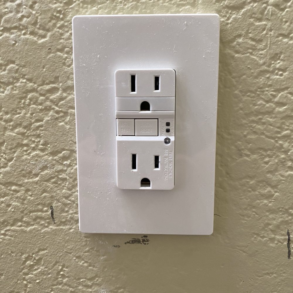 Electrical Insight - GFCI outlet in bathroom relocated - Lighting Fixtures & Equipment Near Me - Escondido, California Electrical Insight - GFCI outlet in bathroom relocated - Lighting Fixtures & Equipment Near Me - Escondido, California