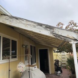 Our awning before the repair Our awning before the repair
