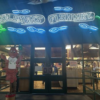 Coleman's Fish Market - Outside (but inside the market) picture - Seafood Near Me - Wheeling, West Virginia