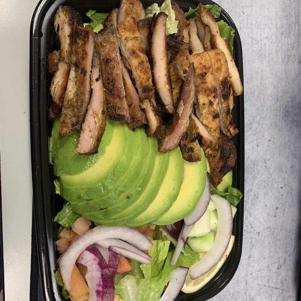 Taco Hut - H2. Avocado Salad with chicken and blue cheese - Tacos Near Me - New York, New York Taco Hut - H2. Avocado Salad with chicken and blue cheese - Tacos Near Me - New York, New York
