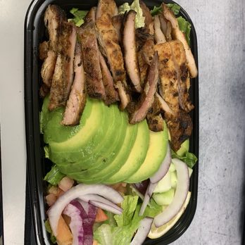 Taco Hut - H2. Avocado Salad with chicken and blue cheese - Tacos Near Me - New York, New York Taco Hut - H2. Avocado Salad with chicken and blue cheese - Tacos Near Me - New York, New York