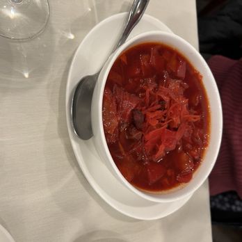 Russian Tea Time - Bowl Ukrainian Borscht - Russian Near Me - Chicago, Illinois Russian Tea Time - Bowl Ukrainian Borscht - Russian Near Me - Chicago, Illinois
