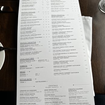 Prime Steakhouse - Menu - Steakhouses Near Me - Niagara Falls, Ontario