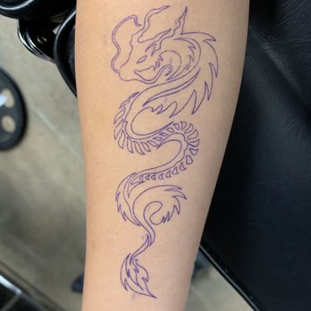 MODO Ink Tattoo - Dragon stencil - Tattoo Near Me - Orange, California MODO Ink Tattoo - Dragon stencil - Tattoo Near Me - Orange, California