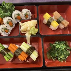 Sushi Siam Taos - Vegan Bento Box on the lunch special