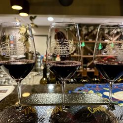 Chateau Faire Le Pont Tasting Room - Wine flight