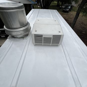 Rocka RV And Auto - Installing a COLEMAN AC on a mobile Food Truck - RV Repair Near Me - Spring Branch, Texas Rocka RV And Auto - Installing a COLEMAN AC on a mobile Food Truck - RV Repair Near Me - Spring Branch, Texas