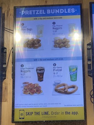 Menu photo 3 Auntie Anne's Las Vegas, NV