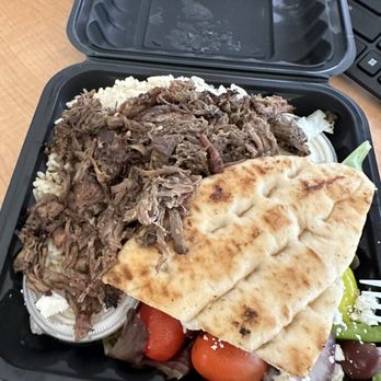 Greek On The Street - Lamb platter - Food Trucks Near Me