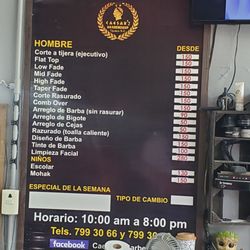 Caesar'2 Barbershop - Prices