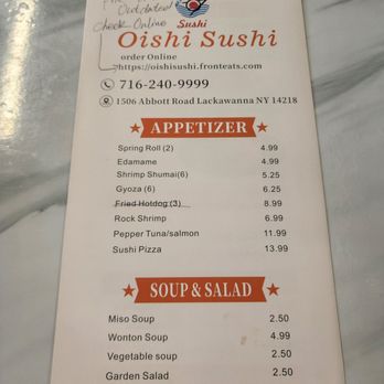 Oishi Sushi - Bubble Tea Near Me - Buffalo, New York