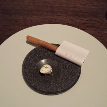 Benu - Eel, feuille de brick, creme fraiche...felt like a kid playing with food. - Asian Fusion Near Me - San Francisco, California Benu - Eel, feuille de brick, creme fraiche...felt like a kid playing with food. - Asian Fusion Near Me - San Francisco, California