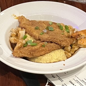 Tibby's New Orleans Kitchen - CATFISH & CHEDDAR GRITS - Cajun/Creole Near Me - Brandon, Florida Tibby's New Orleans Kitchen - CATFISH & CHEDDAR GRITS - Cajun/Creole Near Me - Brandon, Florida