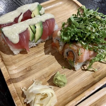 Arata Sushi - Maguro Invictus Roll (top) Love Roll (bottom) - Japanese Near Me - Syosset, New York