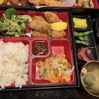 Teishoku - Combination meal with spicy ahi and fried oysters - Japanese Near Me - Honolulu, Hawaii Teishoku - Combination meal with spicy ahi and fried oysters - Japanese Near Me - Honolulu, Hawaii