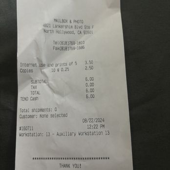 Mailbox & Photo - Receipt of print outs - Notaries Near Me - North Hollywood, California