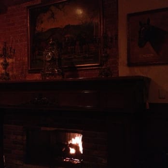 The Derby - Fireplace.. Pic looks darker than it is - Steakhouses Near Me - Arcadia, California