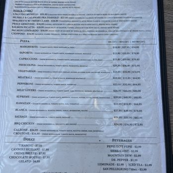 Pizza A Metro - Menu 1/2 - Italian Near Me - Phoenix, Arizona