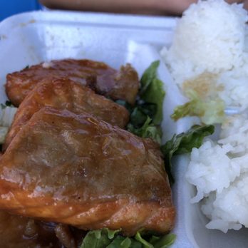 Aloha Poke - Garlic salmon belly - Hawaiian Near Me - Waianae, Hawaii