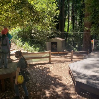 Mount Hermon Adventures - Going through ground school - Challenge Courses Near Me - Mount Hermon, California