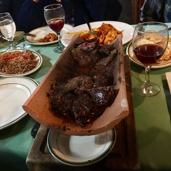 Fernandes steakhouse - Porterhouse Steak on a Tile - Portuguese Near Me - Newark, New Jersey