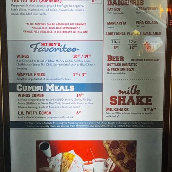 Fat Boy's Pizza - Harvey - menu - Pizza Near Me - Harvey, Louisiana