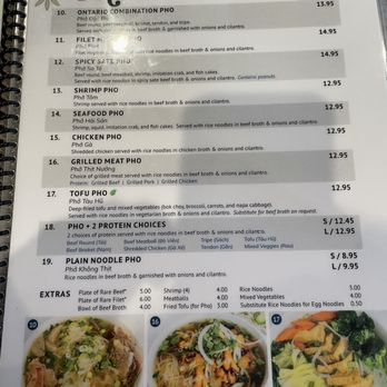 Bone & Broth - Pho menu - Vietnamese Near Me - Ontario, California