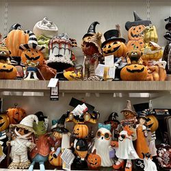 HomeGoods - Colorful Halloween decor.