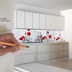 Sun Studio NY - UV-Printed Kitchen Glass Backsplash