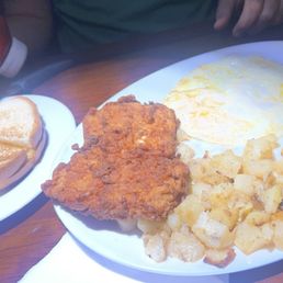 Chicken Fried Chicken with eggs Chicken Fried Chicken with eggs