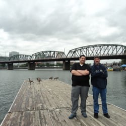 Black Mountain Logistics - Brandon and Keith hanging out in Portland!