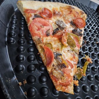 Those Guys Pies - Slice of Pepperoni, Mushrooms, Green Bell Peppers & Tomatoes Pizza - Cheesesteaks Near Me - North Las Vegas, Nevada Those Guys Pies - Slice of Pepperoni, Mushrooms, Green Bell Peppers & Tomatoes Pizza - Cheesesteaks Near Me - North Las Vegas, Nevada