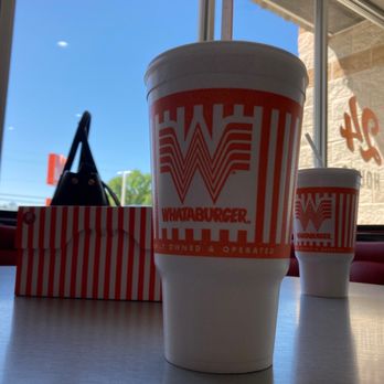 Whataburger - two cups of coffee on a table - Fast Food Near Me - Kilgore, Texas Whataburger - two cups of coffee on a table - Fast Food Near Me - Kilgore, Texas
