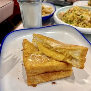 Kong Sihk Tong - Golden Lava French toast - Hong Kong Style Cafe Near Me - Flushing, New York