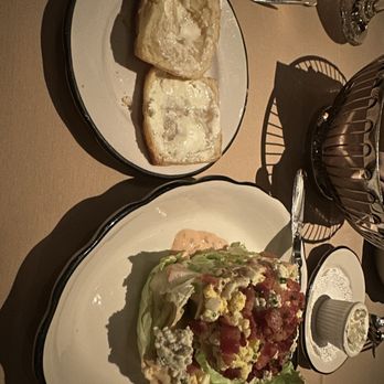 Butcher and Singer - Wedge Salad and Complimentary Biscuits w/ Honey Butter - American Near Me - Philadelphia, Pennsylvania