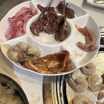 Nine Spices Hotpot - Clearwater - Raw protein before we cooked it - Korean Near Me - Clearwater, Florida Nine Spices Hotpot - Clearwater - Raw protein before we cooked it - Korean Near Me - Clearwater, Florida
