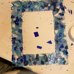 The Glass Palette - Before pic- frame