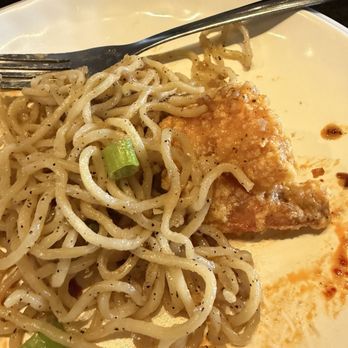 Food Terminal - (PS) Salted Egg Yolk Shrimp- oops, started to eat it before pic- the breading on the shrimp was unique and the noodles were lovely! - Malaysian Near Me - Chamblee, Georgia Food Terminal - (PS) Salted Egg Yolk Shrimp- oops, started to eat it before pic- the breading on the shrimp was unique and the noodles were lovely! - Malaysian Near Me - Chamblee, Georgia