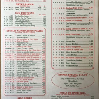Best Buffet - a menu for a chinese restaurant - Chinese Near Me - Wood River, Illinois