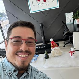 Warm and welcoming office as you walk in - with plenty of holiday cheer and spirit!