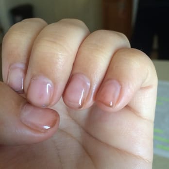 Nails 4 U - Gel polish browned after two day? Gross. They need new product. - Nail Salons Near Me - New London, Connecticut Nails 4 U - Gel polish browned after two day? Gross. They need new product. - Nail Salons Near Me - New London, Connecticut