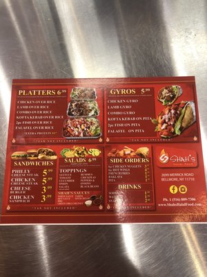 Menu photo 1 Shahs Halal Bellmore Bellmore, NY