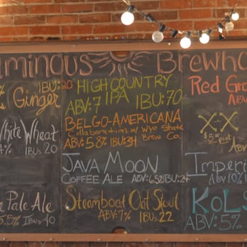 Luminous Brewhouse - Tap List! - Breweries Near Me - Sheridan, Wyoming