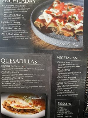 Menu photo 2 Tulum Mexican Restaurant Twinsburg, OH