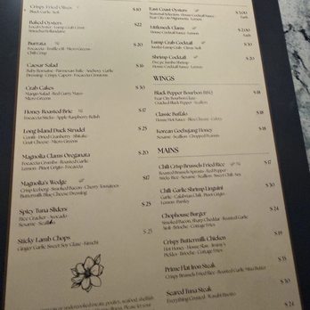 Magnolias - Food menu - Tapas/Small Plates Near Me - Bay Shore, New York Magnolias - Food menu - Tapas/Small Plates Near Me - Bay Shore, New York